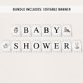 Load image into Gallery viewer, Complete Winter Animals Baby Shower Bundle
