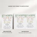 Load image into Gallery viewer, Twin Elephant Baby Shower Invite & Games Bundle
