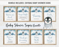 Load image into Gallery viewer, Complete Penguin Baby Shower Bundle
