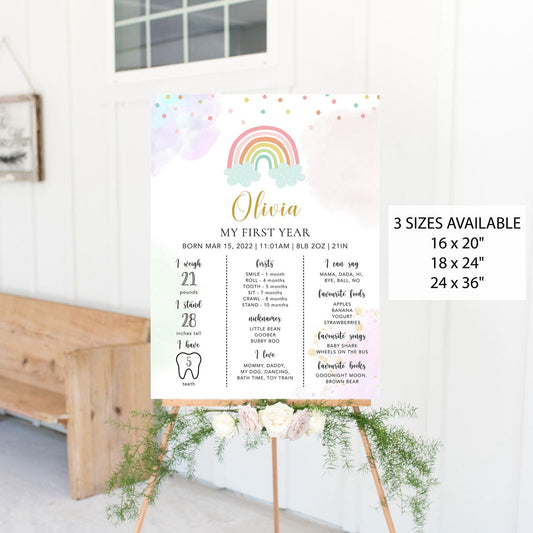 Rainbow Baby Milestone Board