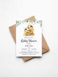Load image into Gallery viewer, Sloth Family Baby Shower Invite
