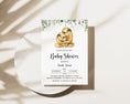 Load image into Gallery viewer, Sloth Family Baby Shower Invite
