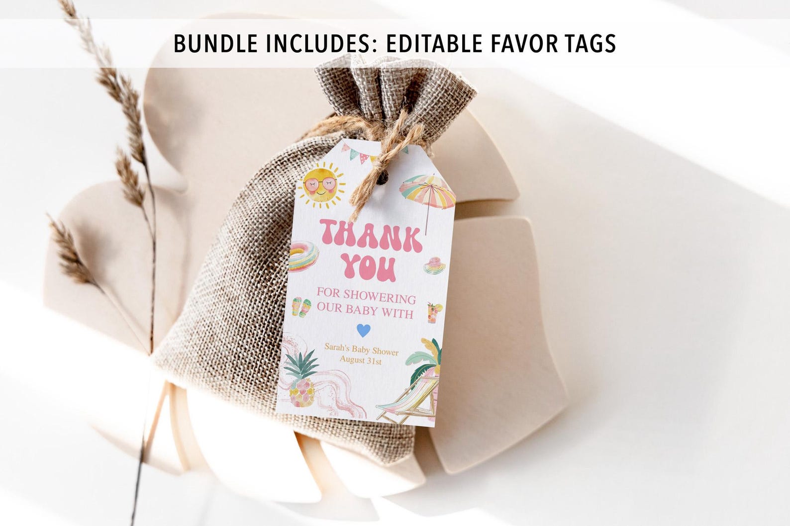 Complete Pool Party Baby Shower Bundle