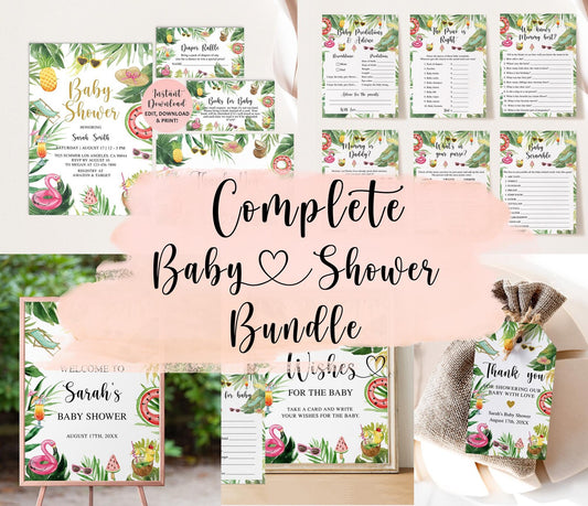 Complete Summer Baby Shower Bundle