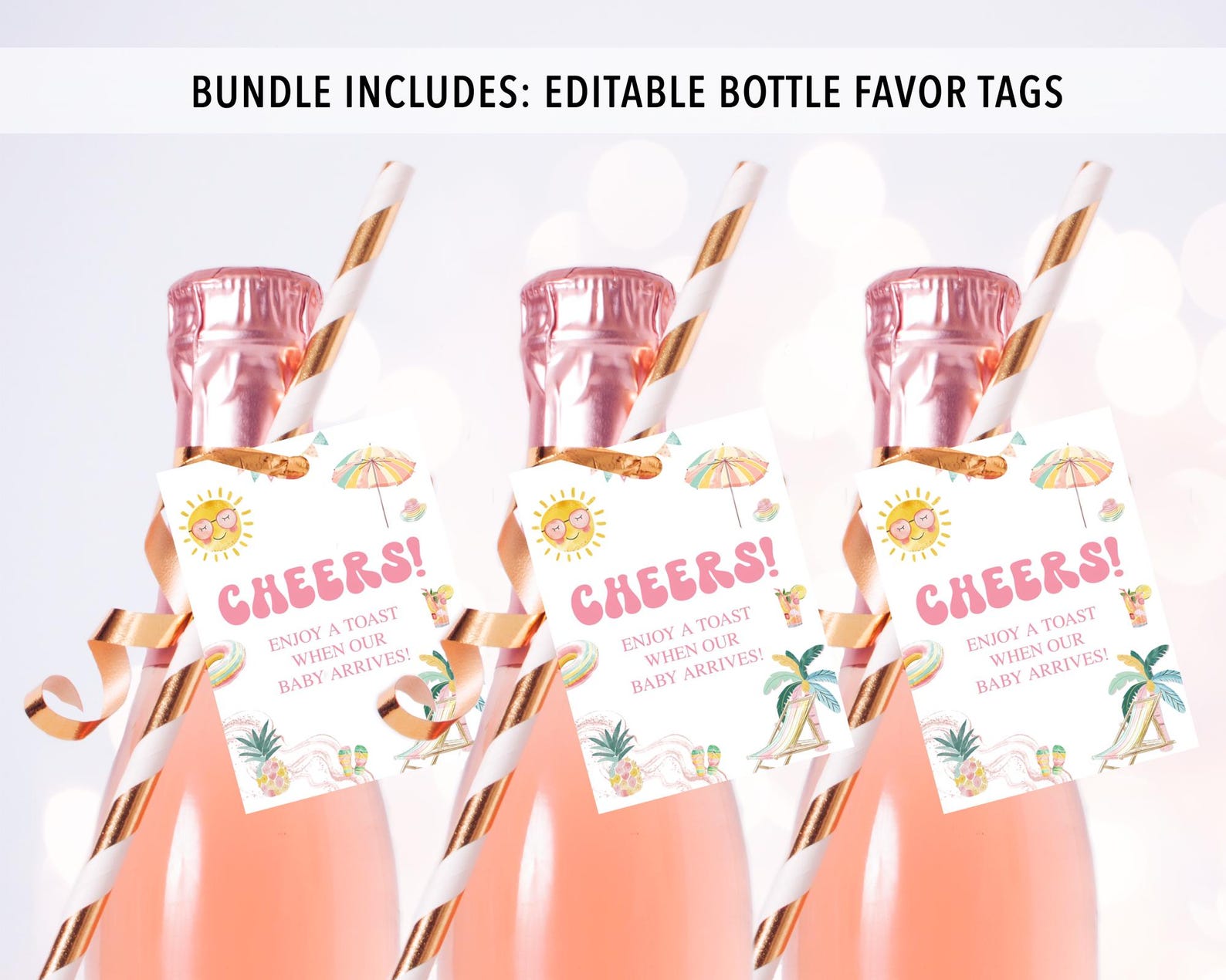 Complete Pool Party Baby Shower Bundle