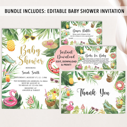 Complete Summer Baby Shower Bundle