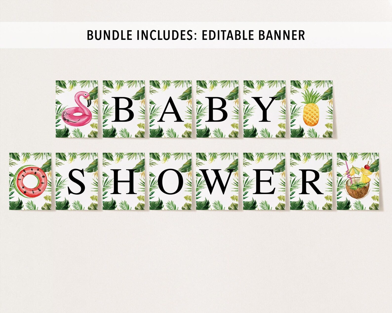 Complete Summer Baby Shower Bundle