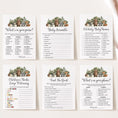 Load image into Gallery viewer, 14 Woodland Animals Baby Shower Games
