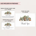 Load image into Gallery viewer, Woodland Animals Baby Shower Invite & Games
