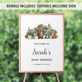 Load image into Gallery viewer, Complete Woodland Animals Baby Shower Bundle
