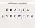 Load image into Gallery viewer, Complete Woodland Animals Baby Shower Bundle
