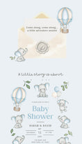 Load and play video in Gallery viewer, Baby Elephant Baby Shower Invitation Website
