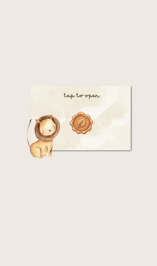 Safari Baby Shower Invitation Website